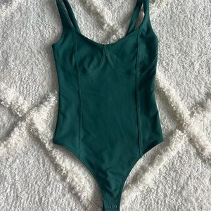 Abercrombie Turquoise Tank Bodysuit